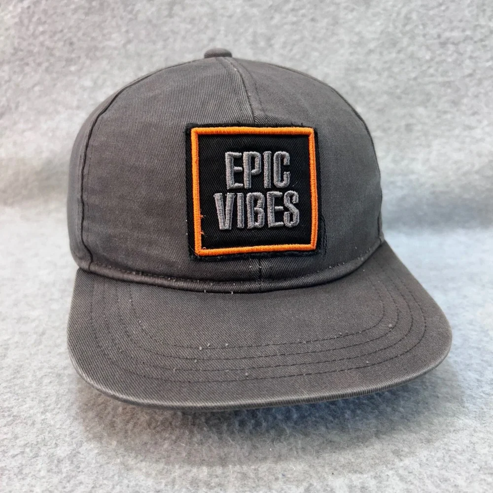 Epic Vibes Kids Gray Old Navy Baseball Hat Adjustable Snapback OSFA